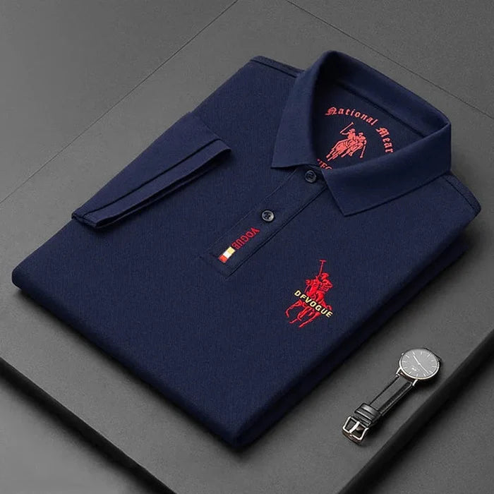 Original Korean Embroidered Polo Shirt