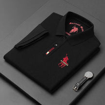 Original Korean Embroidered Polo Shirt (You Get The Minimalist Watch as a Gift)