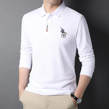 Vogue Long Polo Shirt With Original Korean Embroidery - John Karlo UK