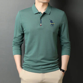 Vogue Long Polo Shirt With Original Korean Embroidery - John Karlo UK